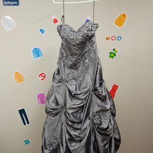 Grey ball dress