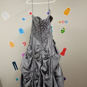 Grey ball dress